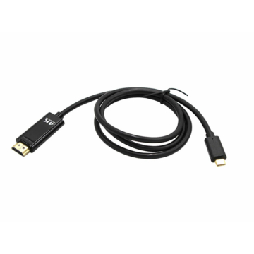 KOM0984A-3 USB Type-C dugó - HDMI dugó kábel, 3m