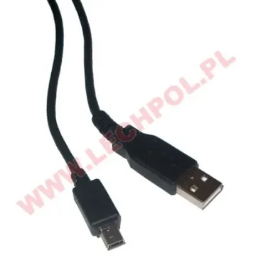 KPO2853L-1,5 USB kábel, USB dugó -  mini USB dugó, 1,5m