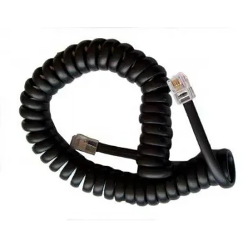 TEL0032A-7,5 Spirál telefon kábel 7,5m