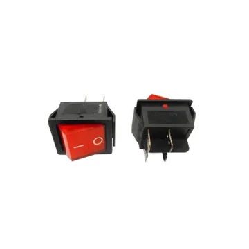 PRK0008T-B Billenőkapcsoló,kétállású ON-OFF, piros, 12V 20A