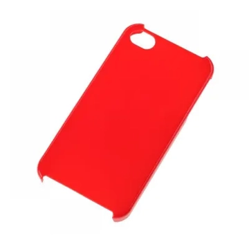 ML0154 iPhone 4 műanyag hátlapvédő tok, piros