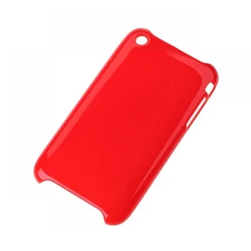 ML0166 iPhone 3G 3GS műanyag hátlapvédő, piros