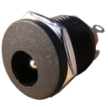 GNI0117T-1 Beépíthető DC aljzat, csavaros, műanyag 5,5x2,1mm