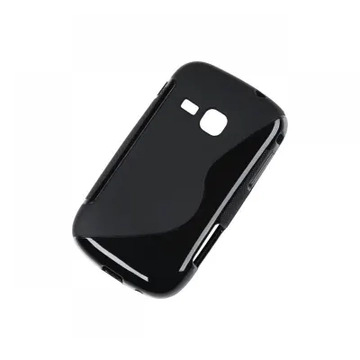 ML0528 Samsung Galaxy Mini 2 hátlapvédő, fekete