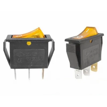 PRK0005T-E Billenőkapcsoló, sárga színű MK-111AC 230V/15A termékdíj fizetve