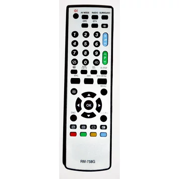 PIL6012 RM-758G Univerzális, utángyártott távirányító SHARP LCD tv-hez td.fiz.