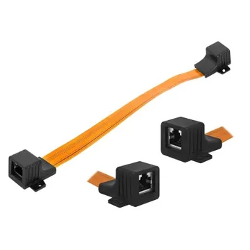 KPO3834UTP RJ45 aljzat -  aljzat lapos kábel ajtóhoz/ablakhoz HQ