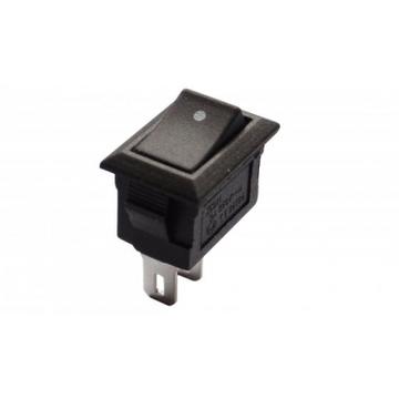 PRK5133-A Billenőkapcsoló kétállású ON-OFF, fekete 250VAC 3A (mini) 101-1