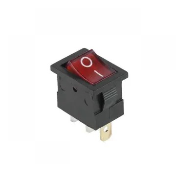PRK0120B-1 Billenőkapcsoló 250V 6A AC 21x15mm piros termékdíj fizetve
