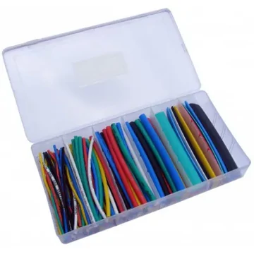 NAR0832T Zsugorcső készlet, színes 10cm (100db)
