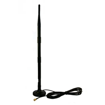 ANT0500A Mágnestalpas Wifi antenna RP-SMA csatlakozóval, 41cm