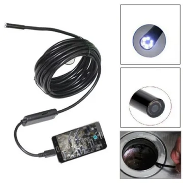 M Endoszkóp kamera 5m vezetékkel, szabályozható LED világítással,ANDROID/PC 0729