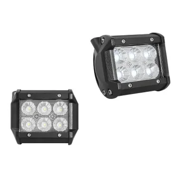 AUTO042 LED fényhíd, 3Wx6LED IP67 6500k 18W (1pár)