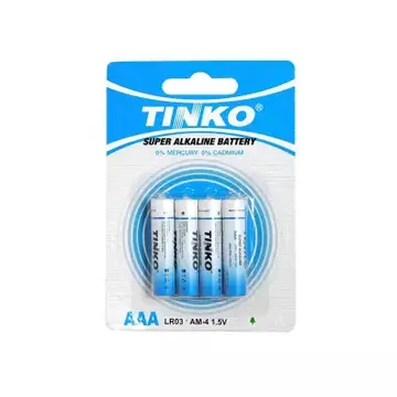 BAT-TK11 TINKO AAA (R03) alkáli elem, 4db/bliszter