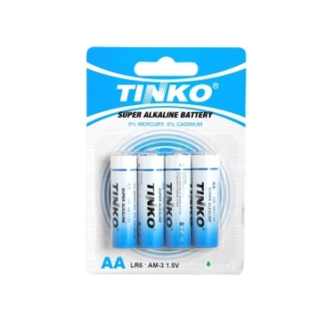 BAT-TK12 TINKO AA (R06) alkáli elem, 4db/bliszter