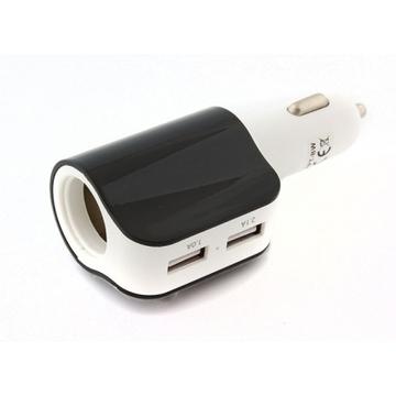 ML0690A USB szivargyújtó töltő, DUAL 3,1A + szivargyújtó aljzat