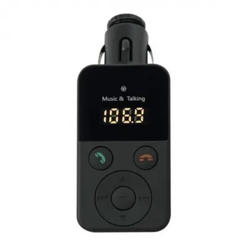 TRANS025 FM Transmitter bluetooth kihangosítással, USB/MicroSD