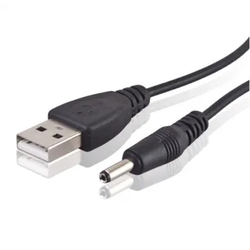 KOM5011A USB - DC(1,35*3,5) kábel, 0,6m