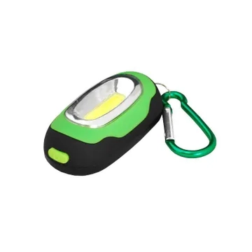 URZ0052C Kulcstartós COB LED lámpa, zöld/fekete