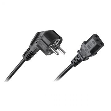 KPO2772A Számítógép hálózati tápkábel, földelt 3pin, 1,2m