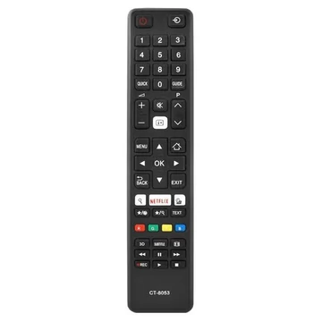PIL6175 CT-8053 Utángyártott távirányító TOSHIBA 3D SMART TV-hez, NETFLIX
