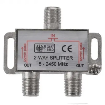 ZLA0635D 2 kimenetes splitter 5-2450MHz, power pass