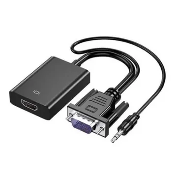 VGA - HDMI átalakító VGA - HDMI adapter, VGA és audió bemenet - HDMI kimenet