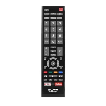 PIL6235 RM-L1625 Utángyártott távirányító TOSHIBA SMART TV-hez, YOUTUBE/NETFLIX