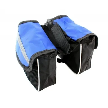 BIC0013 Kerékpár vázra rögzíthető táska, kék/fekete színű