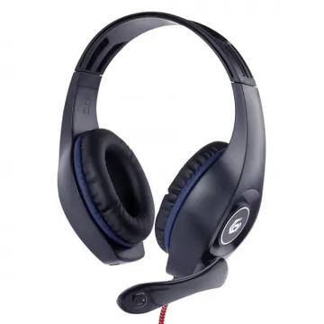 COM0230A Gembird GAMER mikrofonos fejhallgató, kék/fekete színű (4pin jack)