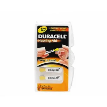 BAT0275D PR70 1,45V elem hallókészülékbe, 6db/bliszter P10 DURACELL