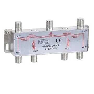 ZLA0638D 6 kimenetes splitter 5-2450MHz, power pass