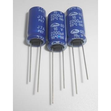 KON 2200UF 16V 85° 12,5X20 SD1C228M10020BB100