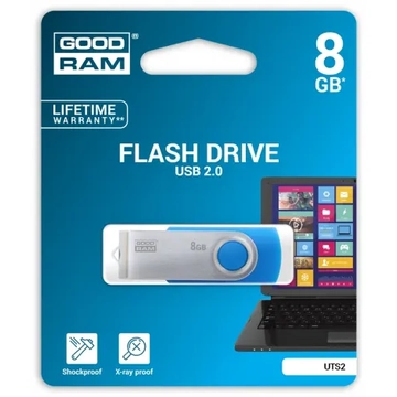 COM0310-8 GOODRAM pendrive 8GB, kék