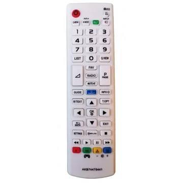 PIL6318 AKB74475441 Utángyártott távirányító LG SMART LED TV-hez (fehér)