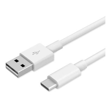 ML0800FC USB Type-C kábel, fehér, bliszter, FAST CHARGE, 1m