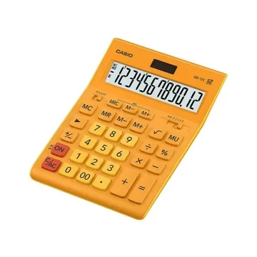 KOM1101A-3 CASIO Nagyméretű irodai számológép, sárga színű GR-12