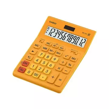 KOM1101A-3 CASIO Nagyméretű irodai számológép, sárga színű GR-12