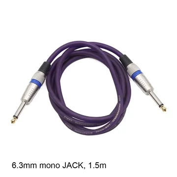 6,3mm mono jack kábel 150cm