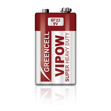 BAT0082 Elem VIPOW GREENCELL 9V /db termékdij fizetve