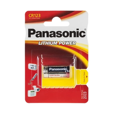 BAT0199 Panasonic CR123 3V líthium elem termékdíj fizetve