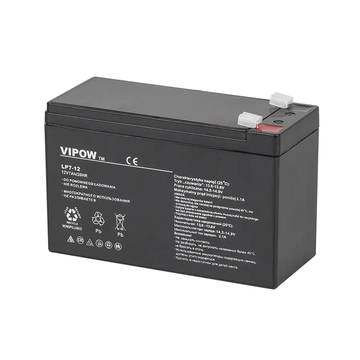 BAT0211 Zselés akkumulátor 12V 7.0Ah VIPOW