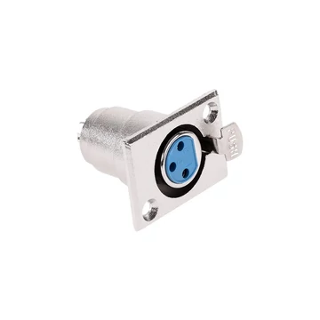 XLR aljzat fém