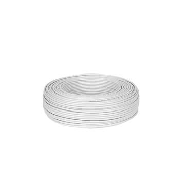 KAB0015 Koax kábel, 6,8mm, fehér, RÉZ (150m/tekercs) ár/m