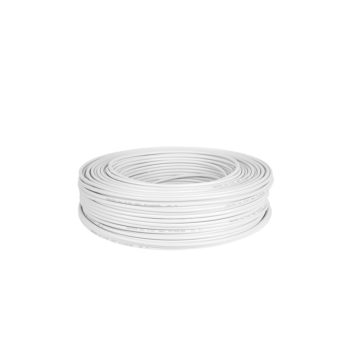 KAB0016 Koax kábel, 7,0mm, fehér, RÉZ, háromszoros árnyékolás(150m/tekercs) ár/m
