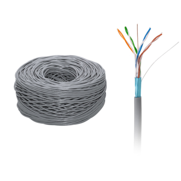 KAB0104CCA  FTP kábel, árnyékolt, réz-alumínium, 8x0,5mm2 (305m/tekercs) ár/m