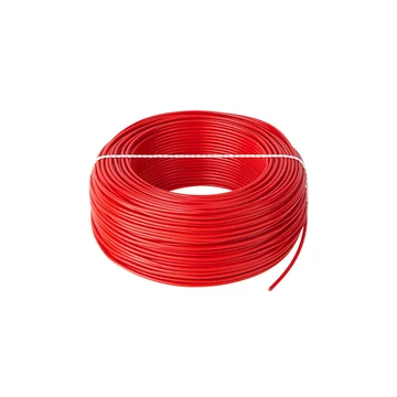 KAB0850 1 eres réz áramkábel, piros színű 1x0,75mm2