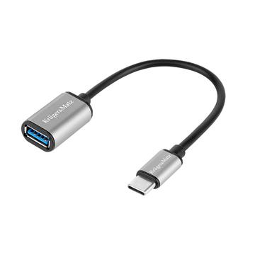 KM1246 USB Type-C dugó - USB3.0 aljzat, OTG kábel