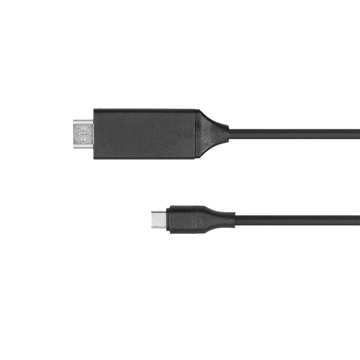 KM1249 USB Type-C dugó - HDMI dugó kábel, 2m