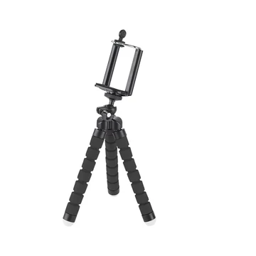 KM1366-B Telefon/sportkamera állvány, fekete színű